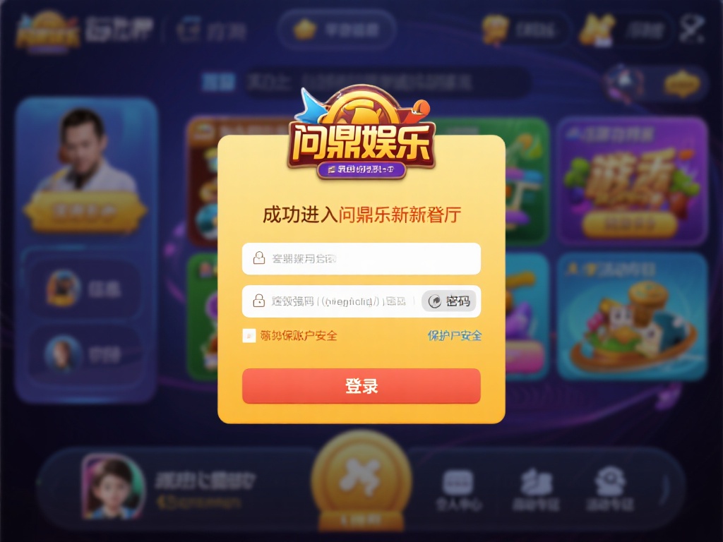 成功进入问鼎娱乐最新登录入口后，用户需要完成简单的