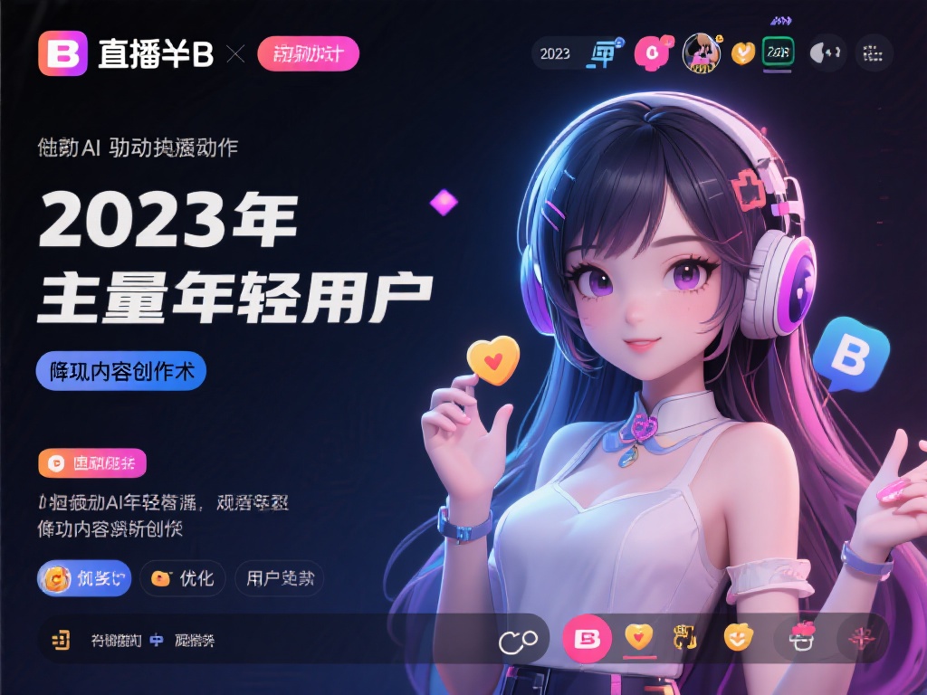 问鼎娱乐软件排名:2023年最受欢迎的娱乐平台盘点 (问鼎娱乐软件排名:2023年最受欢迎娱乐平台Top榜单盘点) 直播平台B在2023年通过引入AI驱动的虚拟主播技